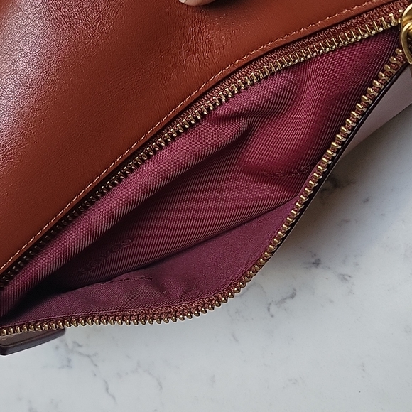 COACH Bethany Belt Bag Crossbody Signature Brown Leather with Classic Monogram - Picture 12 of 14